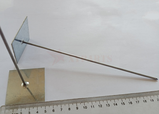 200mm Galvanized Steel Self Stick Insulation Hangers For Hvac Ductwork