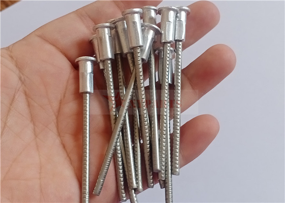 M3*75mm Bi-Metallic Cd Stud Welding Pins With Aluminum Flange For Sheet Metal Fabrication