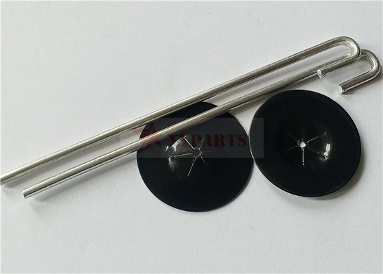 2.5mm Aluminium Solar Panel Proofing Mesh Clips With Black Coating Self Locking Washers