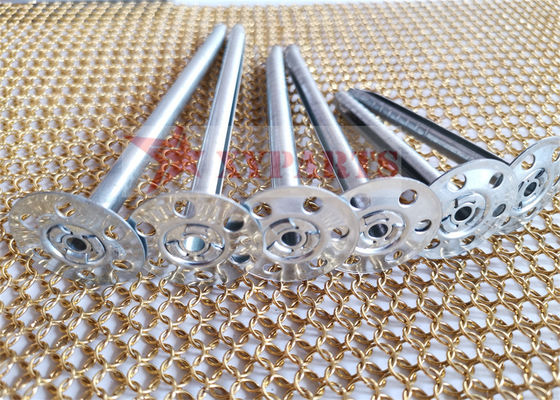 M8 Plug Tube Galvanized Steel Rockwool Insulation Pins