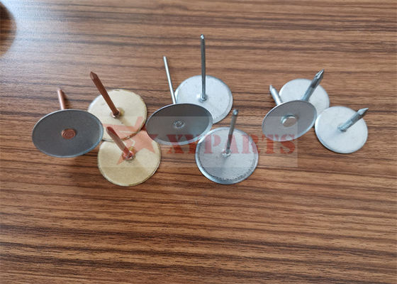 Metal Stainless Steel Cup Head CD Weld Pins Install With Automatic Pin Welder