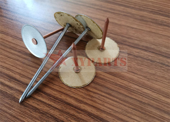 Building Material Rook Wool Insulation Fastener Thermal CD Weld Nails With Cupped Base