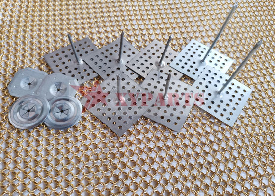 Stainless Steel Insulation Fixing Glass Wool Insulation Pins For External Wall