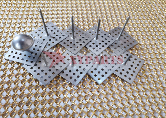 Glass Wool Board Special Perforated Base Plate Aluminum Insulation Nails