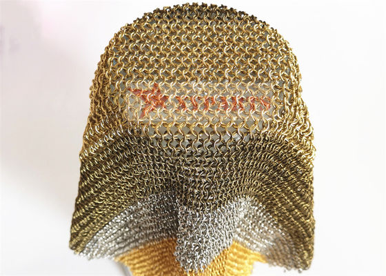 Chrome Plate Ring Mesh Curtain In Chainmail