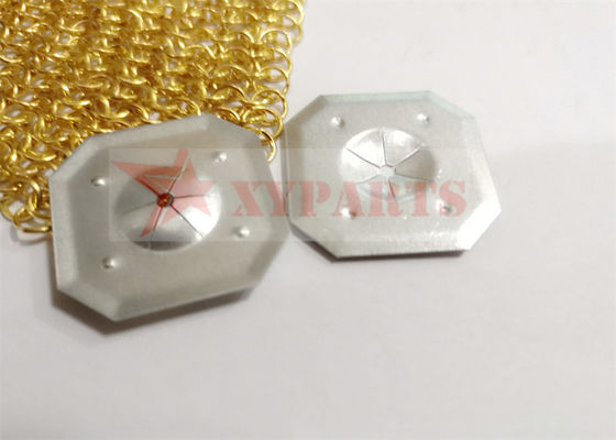 HVAC Accessories 30mm Galvanized Square Insulation Self Locking Speed Washers