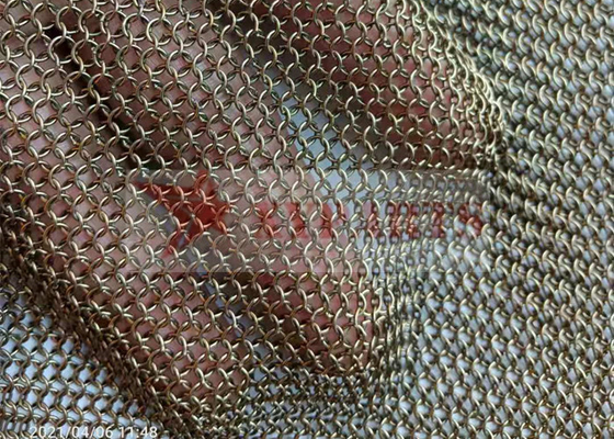 304 Stainless Steel 0.53mm Wire Diameter Welded Metal Ring Mesh For Protection