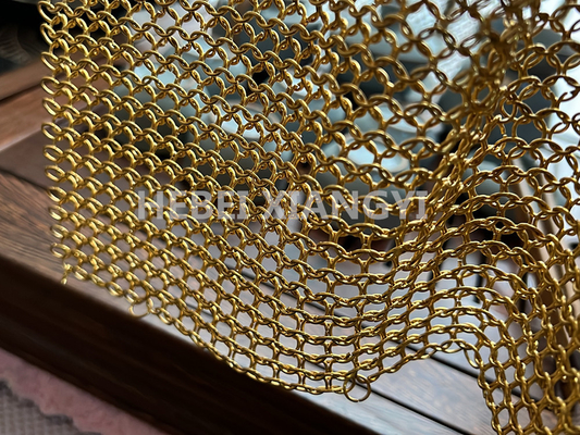 Different Ring Diameter Chainmail Curtain Decorative Screen
