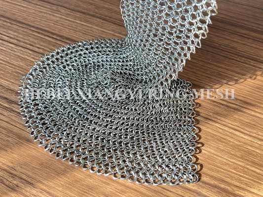 Stainless Steel Architectural Wire Ringmesh Chainmail For Decoration Curtain Drapery