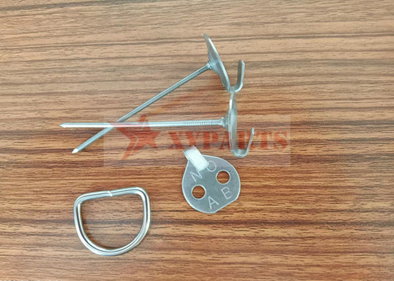Thermal Insulation Mild Steel Fixing Lacing Anchors With Hooks