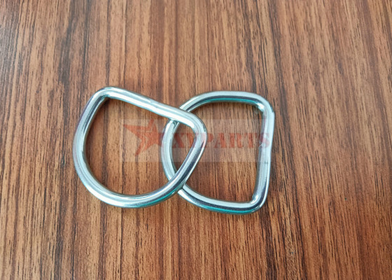 30x25mm Dee Ring Welded Stainless Steel D-Ring Pin For Removable Blanket