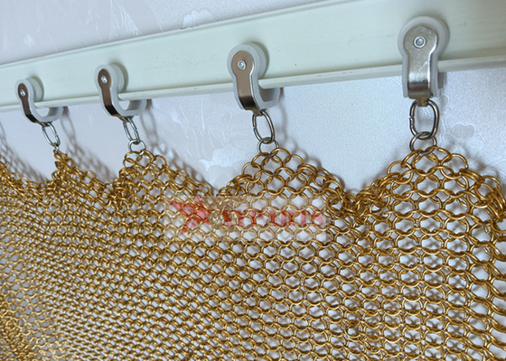 Durability And Flexibility Chain Mail Curtain In Architectural Design