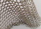 Welded Stainless Steel Chainmail Metal Mesh Curtain 0.8mm X 7mm For Room Divider