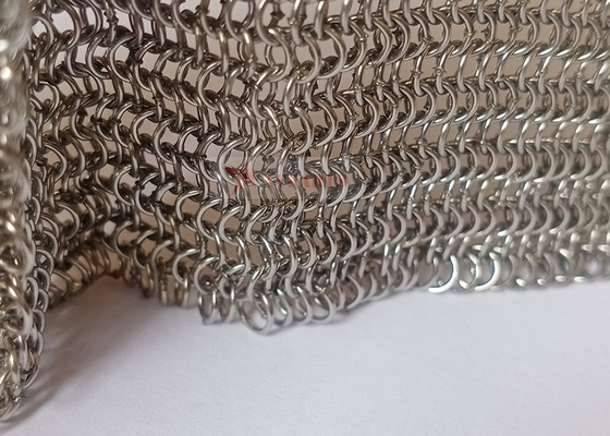 0.53x3.81mm Chainmail Ring Mesh As Metal Mesh Curtains