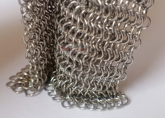 0.53x3.81mm Chainmail Ring Mesh As Metal Mesh Curtains