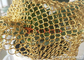 ø1.2mm X12mm Aluminum Ring Mesh Curtain As Drapery For Interior Decoration