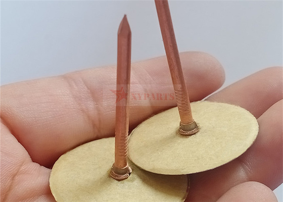 Copper Coated Steel CD Stud Welder Insulation Pins For Duct Lining Work