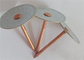 Copper Coated Steel 2.7mm Cd Stud Welder Pins Cup Head For Duct Lining Work