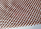 Copper Color Metal Coil Curtains 8x8mm Used As Room Dividers For Internal Decoration