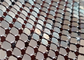 6x6mm Sequin Metal Mesh Fabric Aluminium For Interior Space Decoration