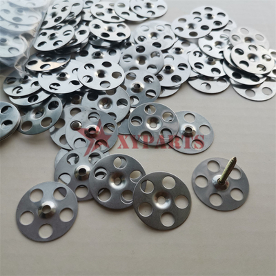 Round Self Locking Insulation Washers With 3.5x32 Mm Screws For Insulation Board Fixing