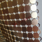 Various Color 3mm Metal Sequin Mesh For Space Divider