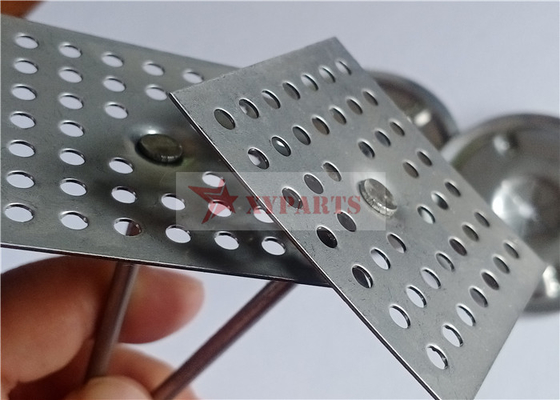 Stainless Steel Perforated Insulation Pins Used To Fix Fiberglass Or Mineral Wool Board