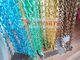 Anodised Links Multicolour Aluminium Chain Fly Screen Pale Gold