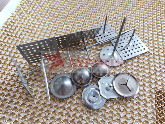 Steel 2-1/2" Perforated Base Insulation Hangers Spindle Type