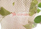 Link Type Decorative Metal Wire Mesh Curtains For Architectural Wall Cladding