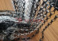 Space Divider Anodized Aluminium Chain Link Fly Curtain Double Hook Chain