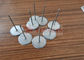 Galvanized Steel 30mm Cup Head Quilting Pins As Fasteners On The Cements Roofing