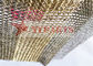 Nickel Plating Stainless Steel Small Round Ring Mesh Curtain