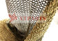 Colorful Stainless Steel Round Ring Living Room Cabinet Metal Chain Mail Curtain
