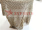 Chain Mail Weave Partition Curtain Wall In PVD Color Finished