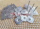 40mm Square Head Perforated Base Insulation Hangers For Fixing Fire Protection