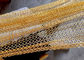 Electroplating Colors Metal Ring Mesh Drapery For Light Partitioning Treatment