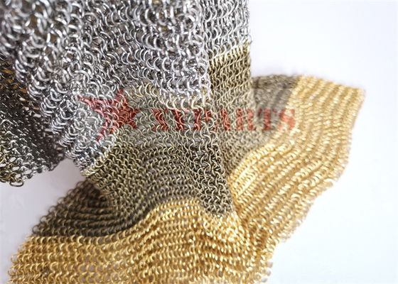 Various Color Rings Chainmail Drapery For Building Decoration