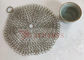 316 Stainless Steel Food Grade Kitchen Chainmail Scrubber For Cast Iron Cleaner