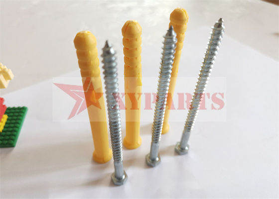 Concrete Wall Plastic Insulation Plug Anchor With Hexagon Tapping Screw