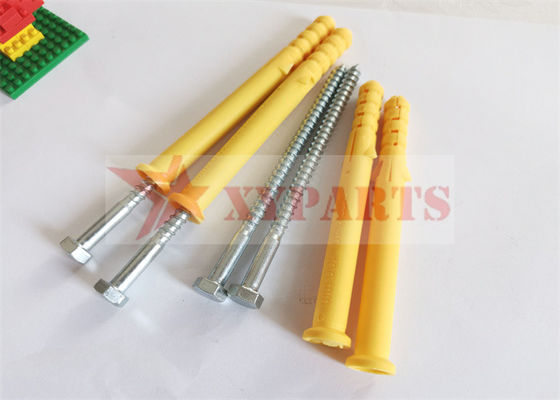 Concrete Wall Plastic Insulation Plug Anchor With Hexagon Tapping Screw