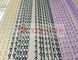 Colorful Double Hook Decorative Aluminum Chain Link Mesh For Shower Curtain