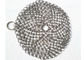 Durable Anti Rust Chain Mail Pan Scrubber With 1.2mmx10mm Rings For Kitchen Cleaning