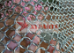 Stainless Steel Welded Chain Mail Ring Metal Mesh Curtain For Screen