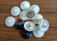 40mm Diameter White Black Plastic Cover Dome Caps Washer With 3 Slots Washer