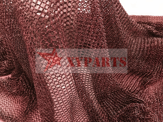 Chain Braided Metal Ring Mesh For Ceiling Treatments