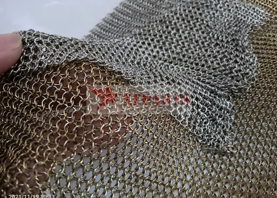 Decoration Divider 12mm Metal Ring Mesh Welded