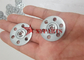 Galvanized Steel 35mm Dia Metal Fixing Washers For Insulation Boards