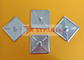64mmx64mm Stainless Steel Square Self Locking Washer For Fixing Insulation Pin
