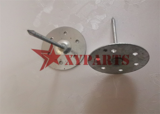 M3*75 Mm Galvanized Marine Insulation Pins With 40mm Dia Perforated Disc Base